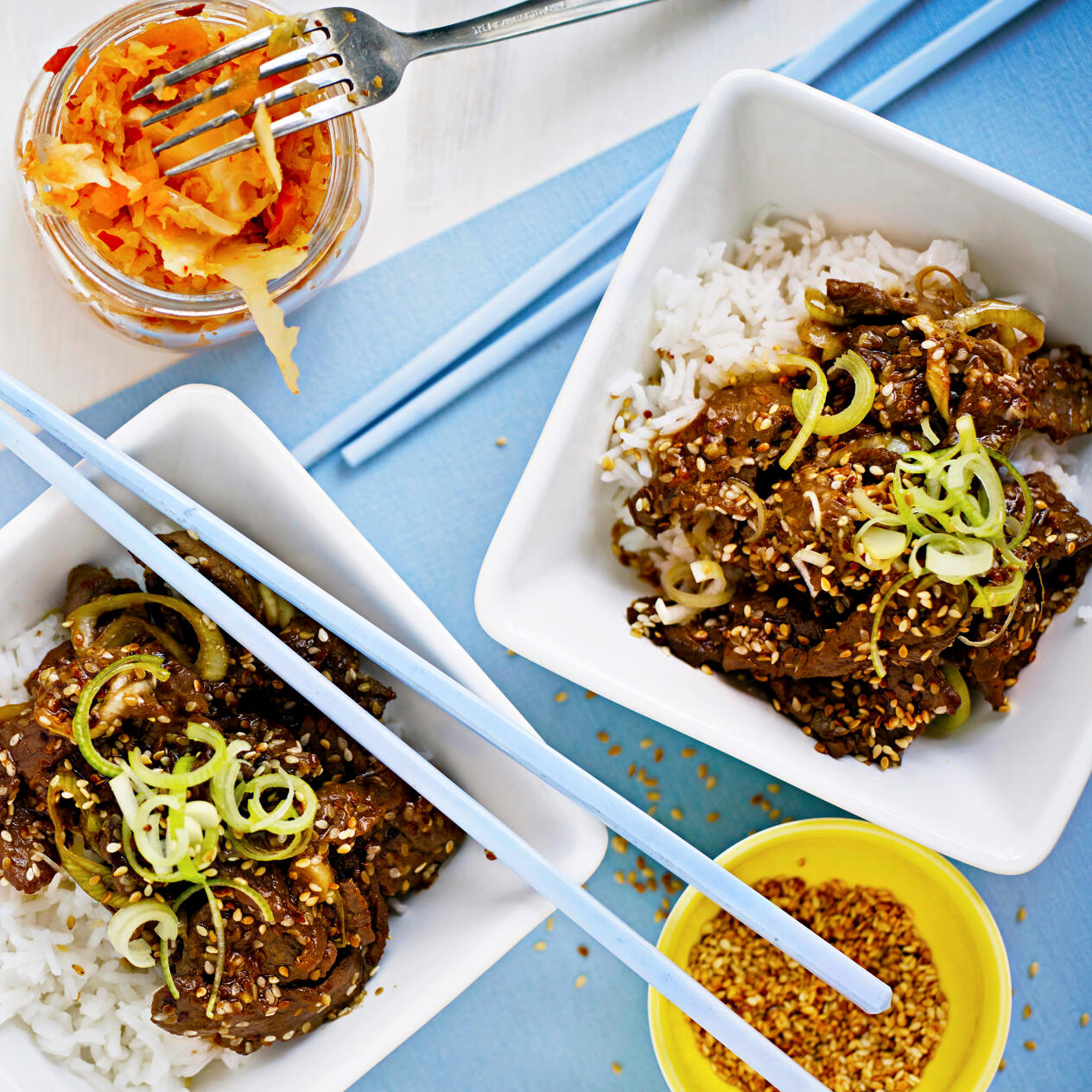 Yakiniku på lövbiff