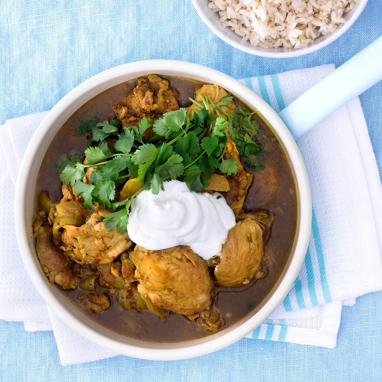 Het indisk kycklinggryta