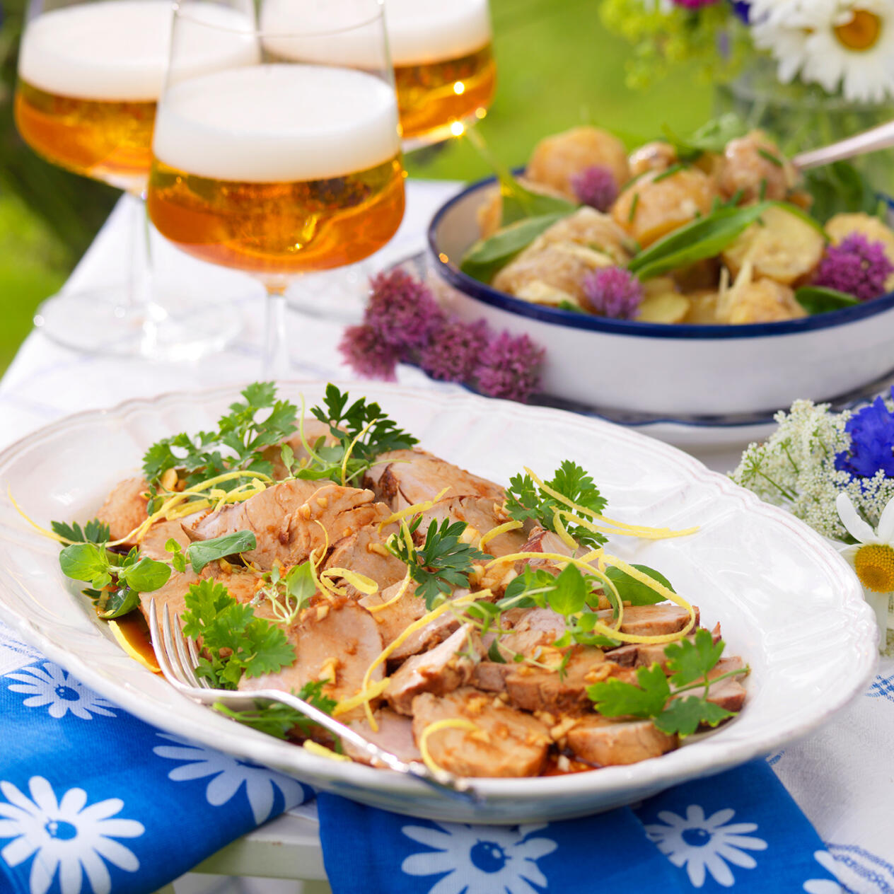 Marinerad fläskfilé med ingefära