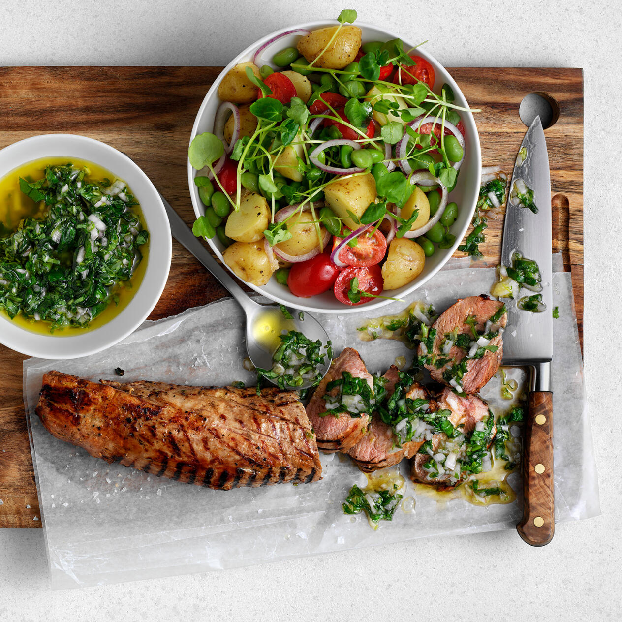 Fläskfilé med potatissallad