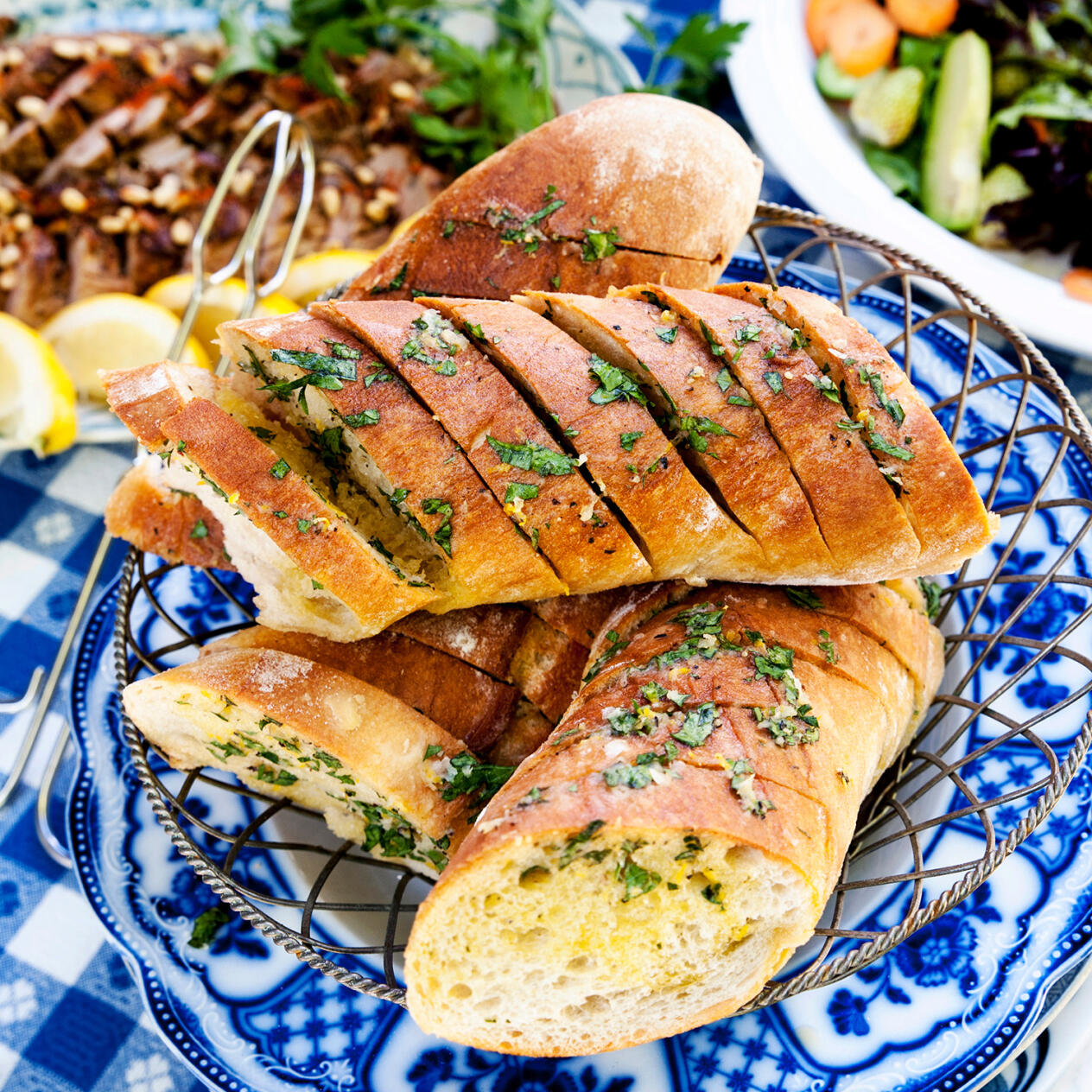 Vitlöksbröd med persilja