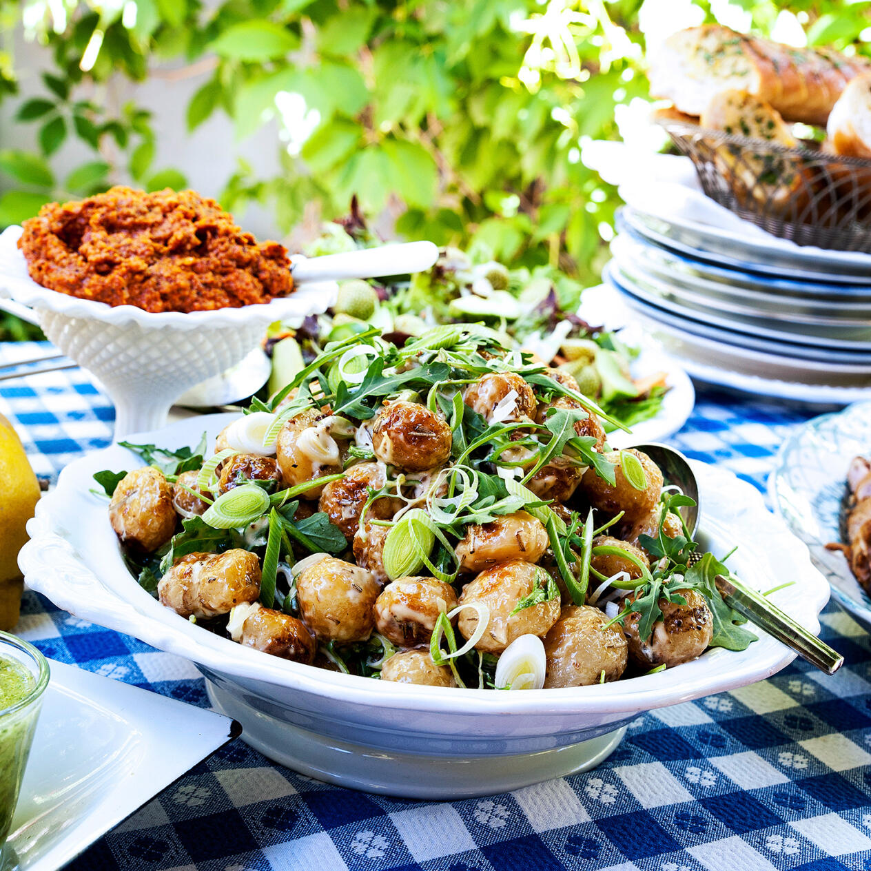 Rostad potatissallad