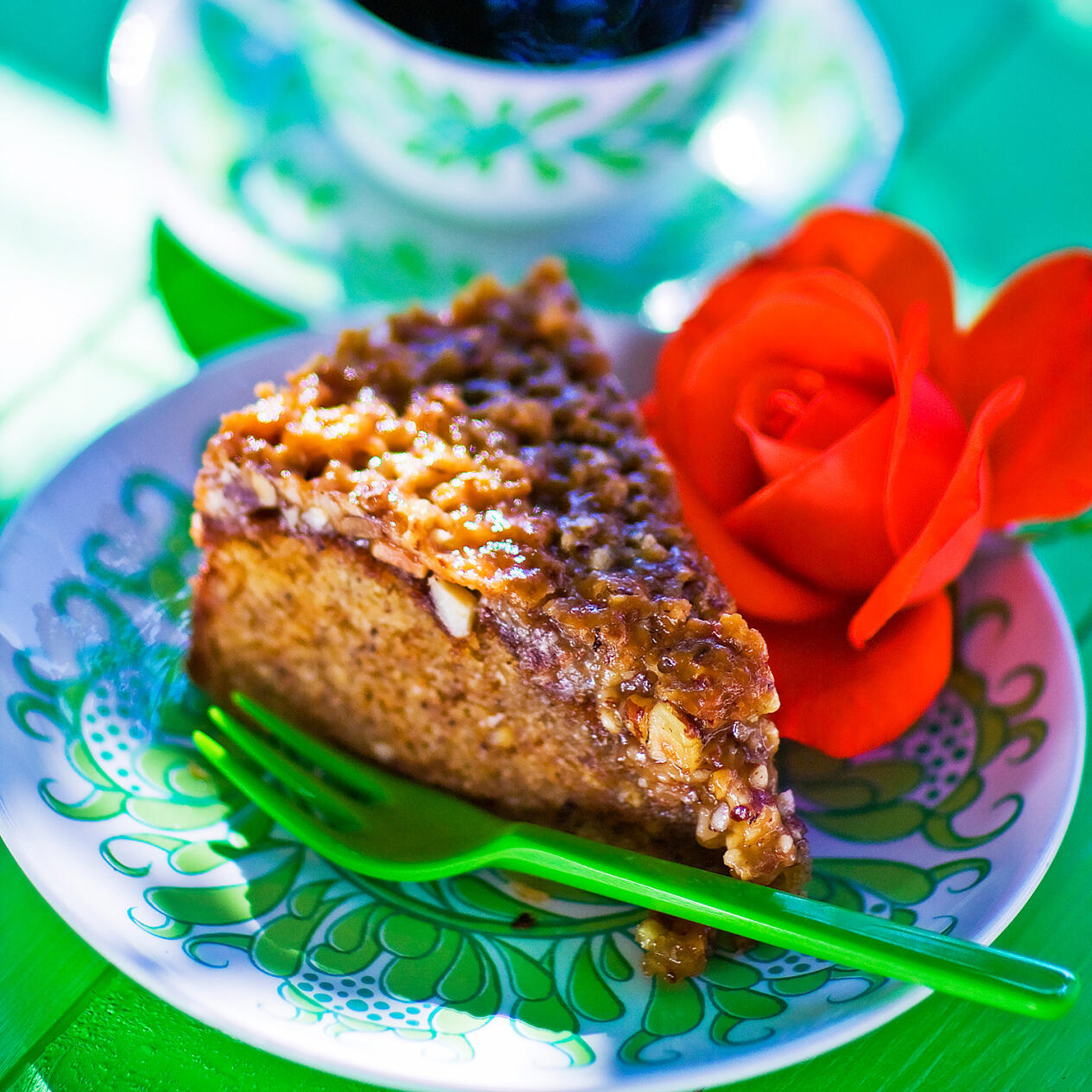 Toscakaka med apelsinambrosia