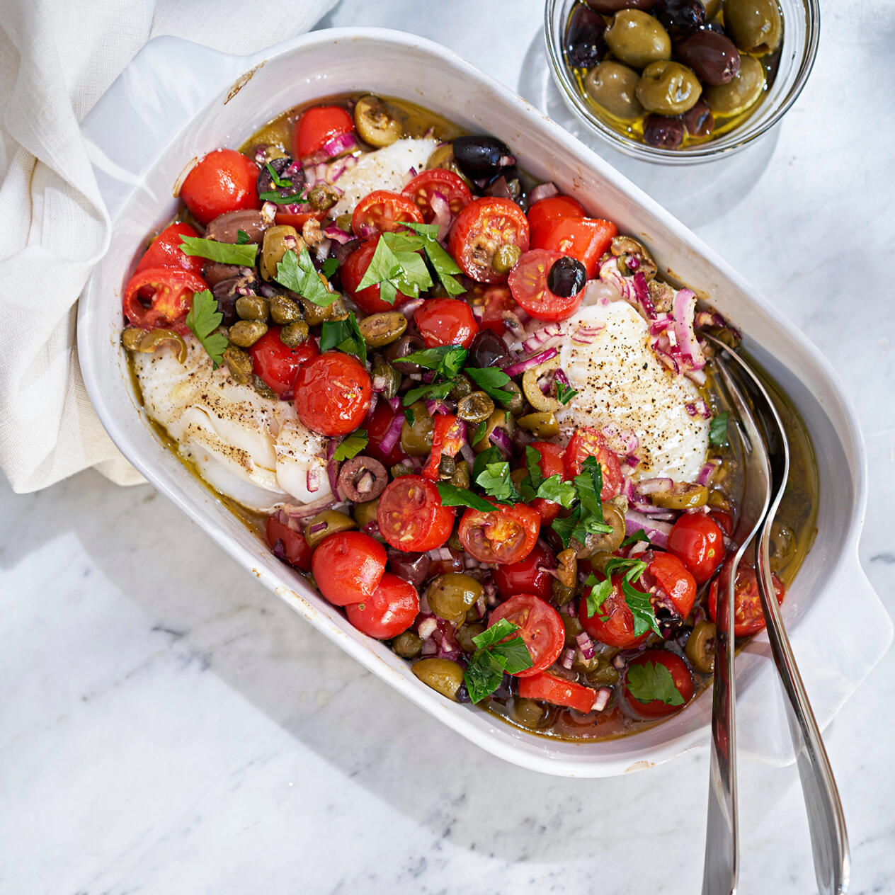 Torskfilé från Medelhavet