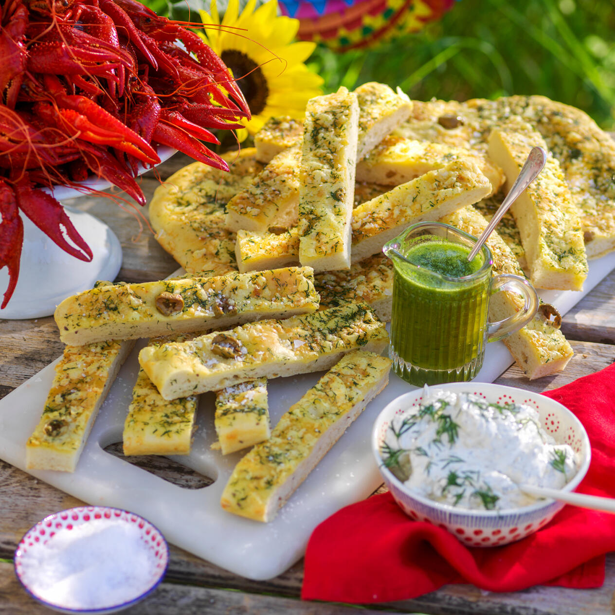 Västerbottenfocaccia