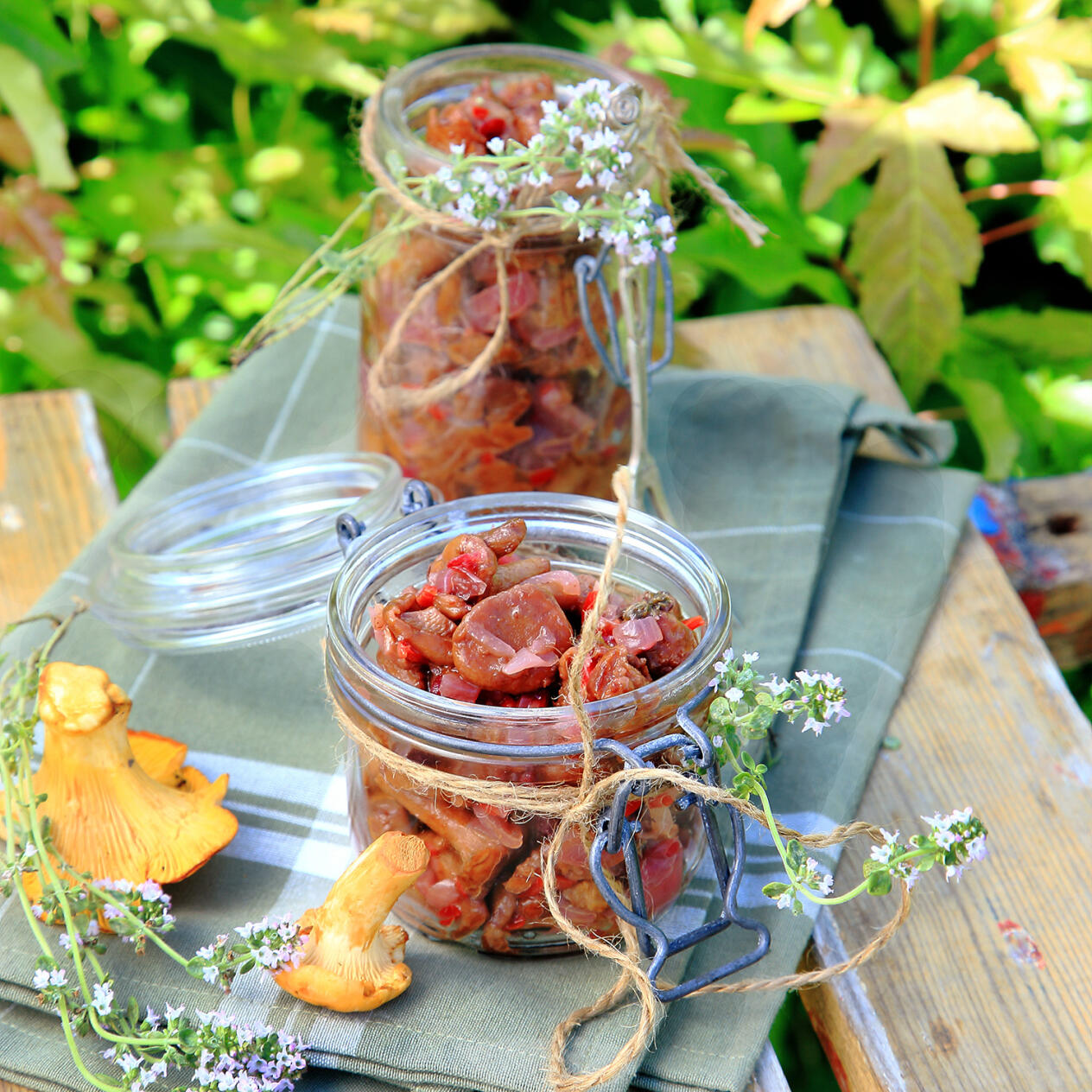 Kantarellchutney med tranbär