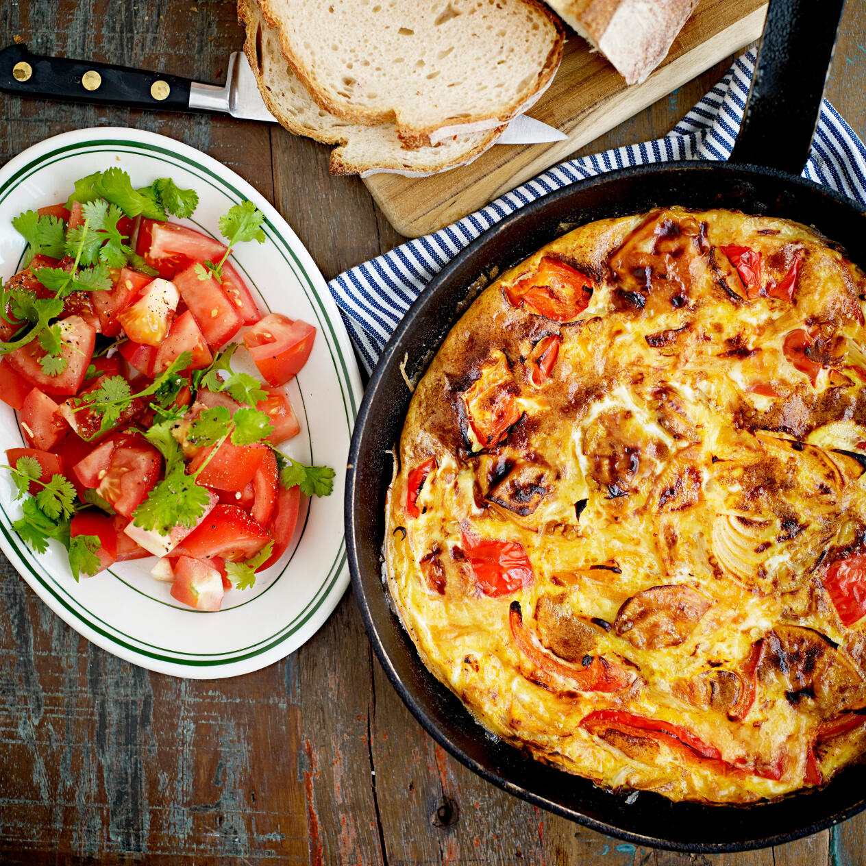 Tortilla med sötpotatis