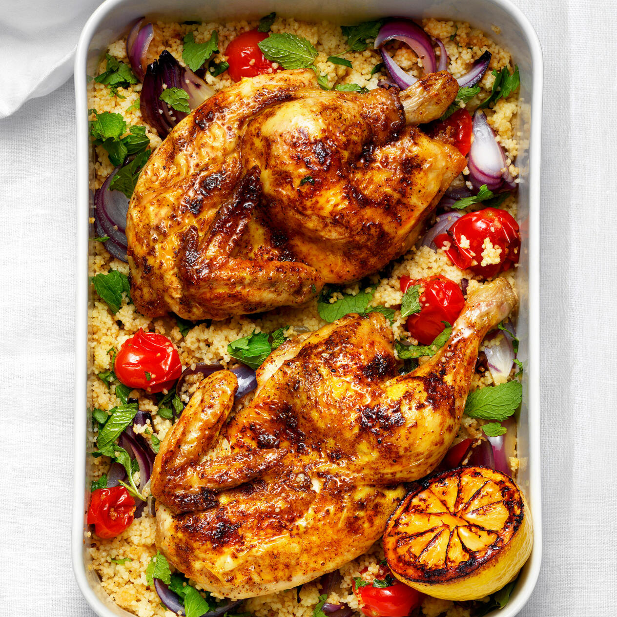 Ugnsrostad kyckling med couscous