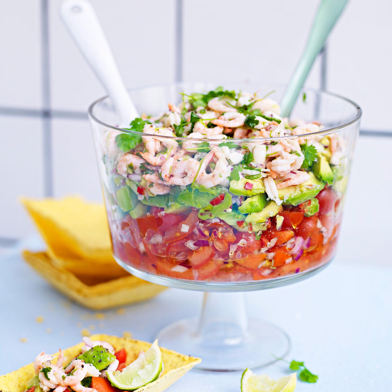 Räksallad i tacotubs