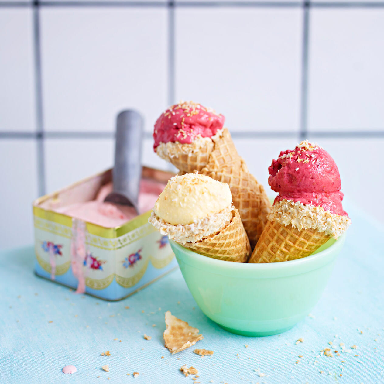 Yoghurtglass i strut