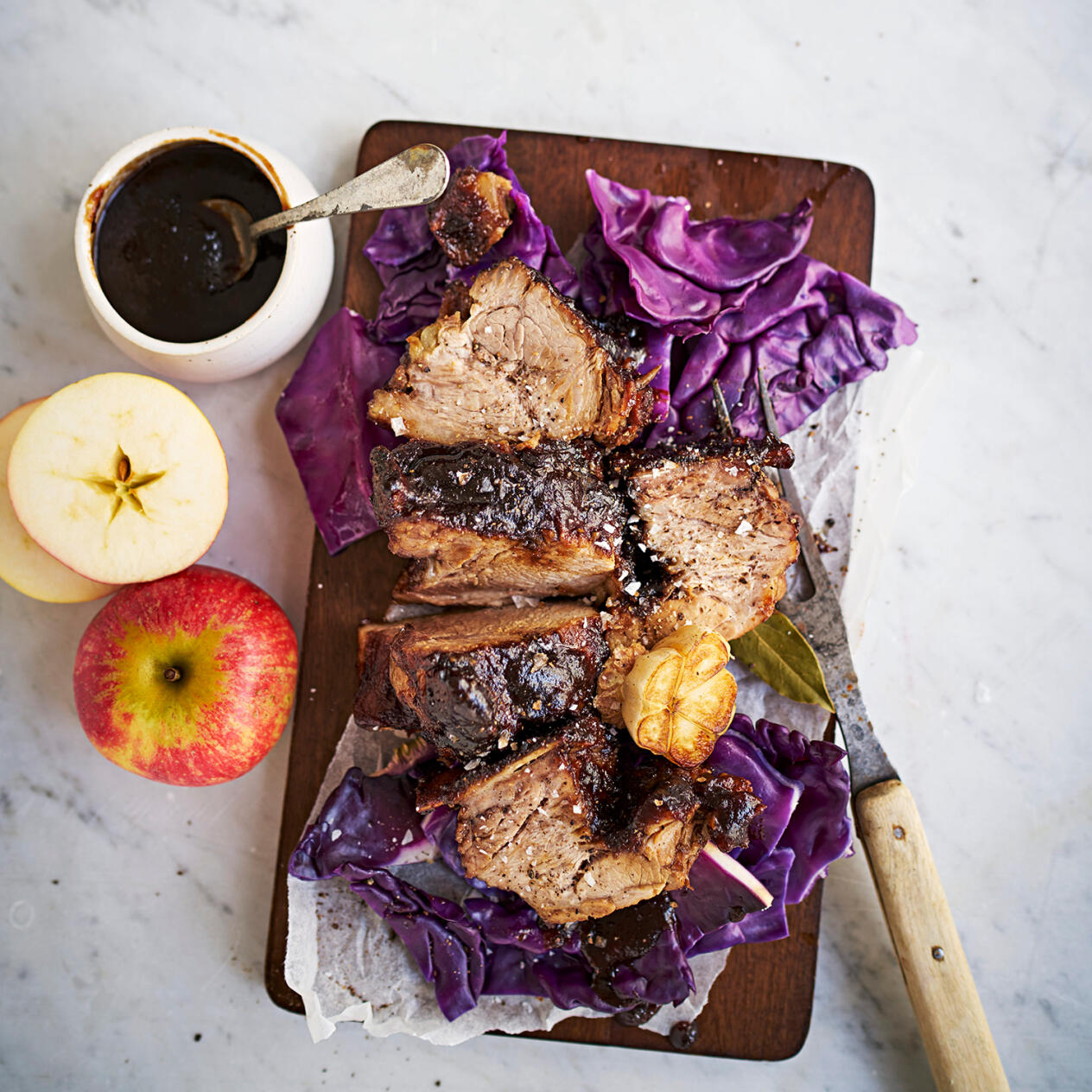 Julglaserade revbensspjäll