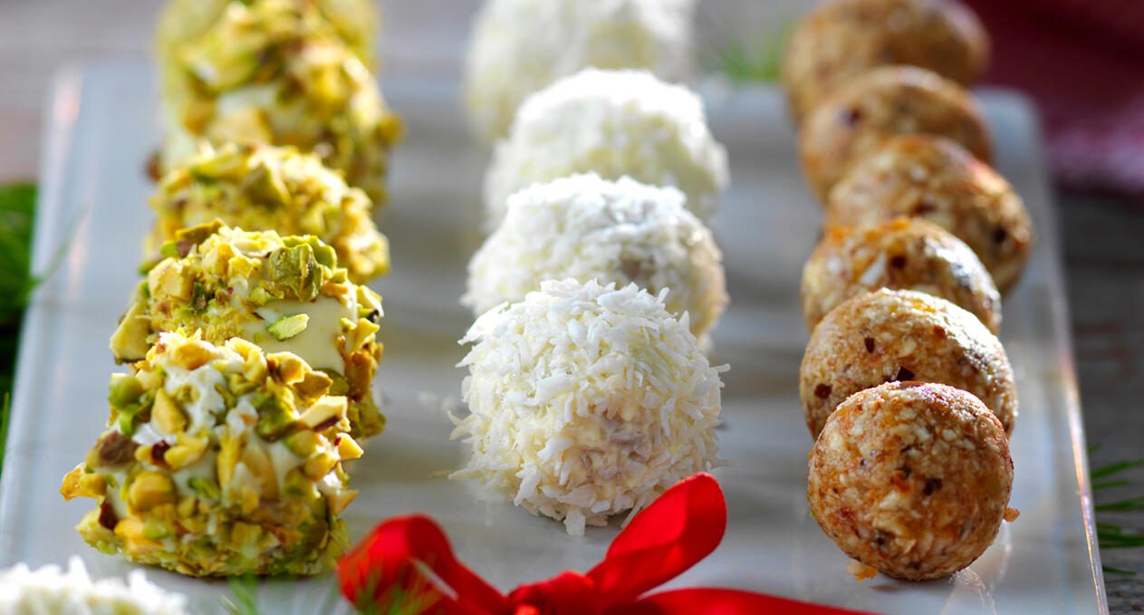 Frukt- och mandelbollar