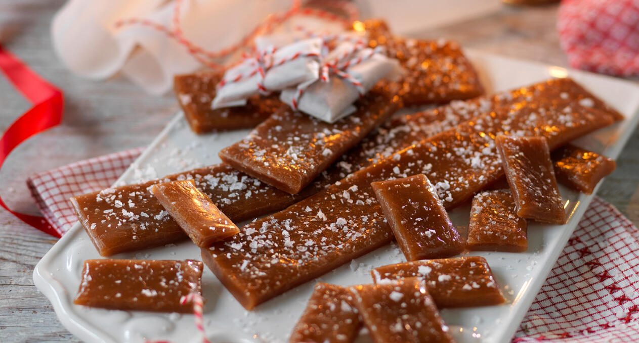 Vaniljkola med havssalt