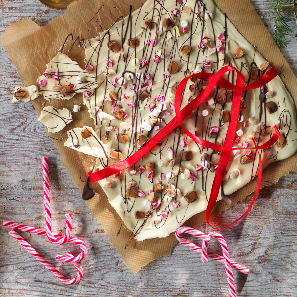 Chokladbräck med kola