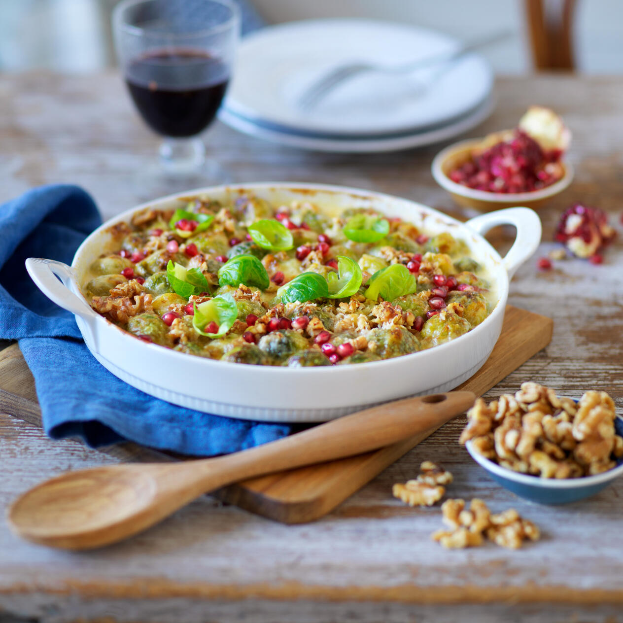 Brysselkålsgratäng med bacon