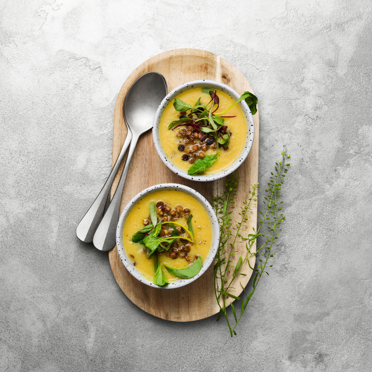 Blomkålssoppa med gurkmeja