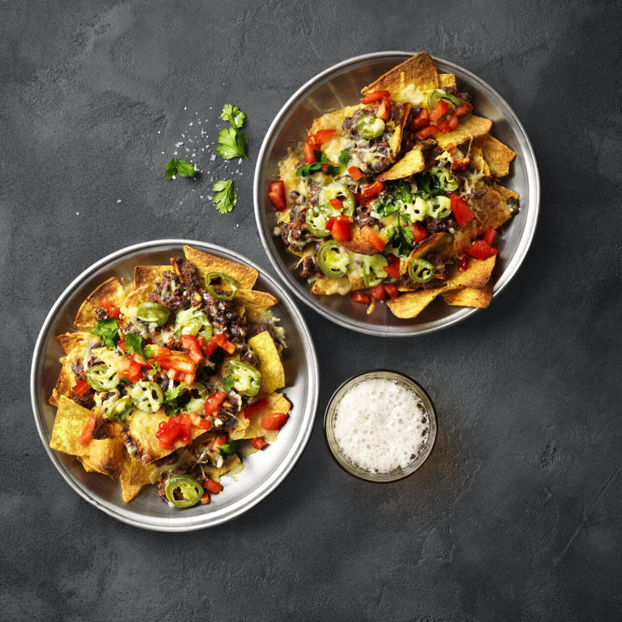 Nachotallrik med het bönröra