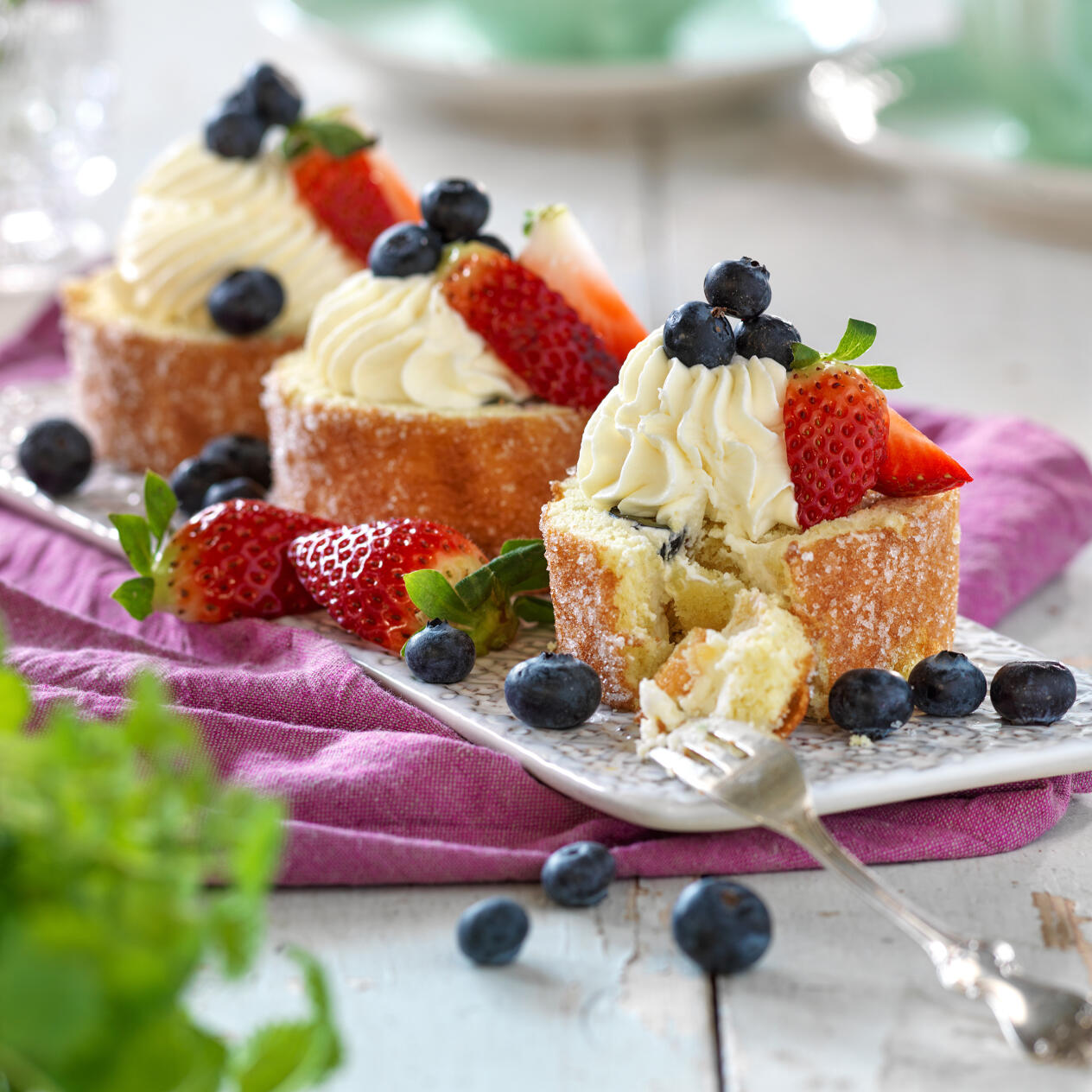 Rulltårta med citronfyllning