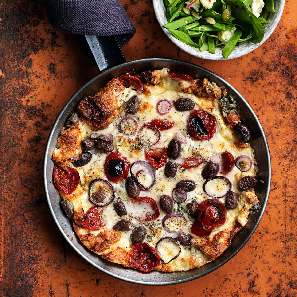 Omelett med 4 sorters ost