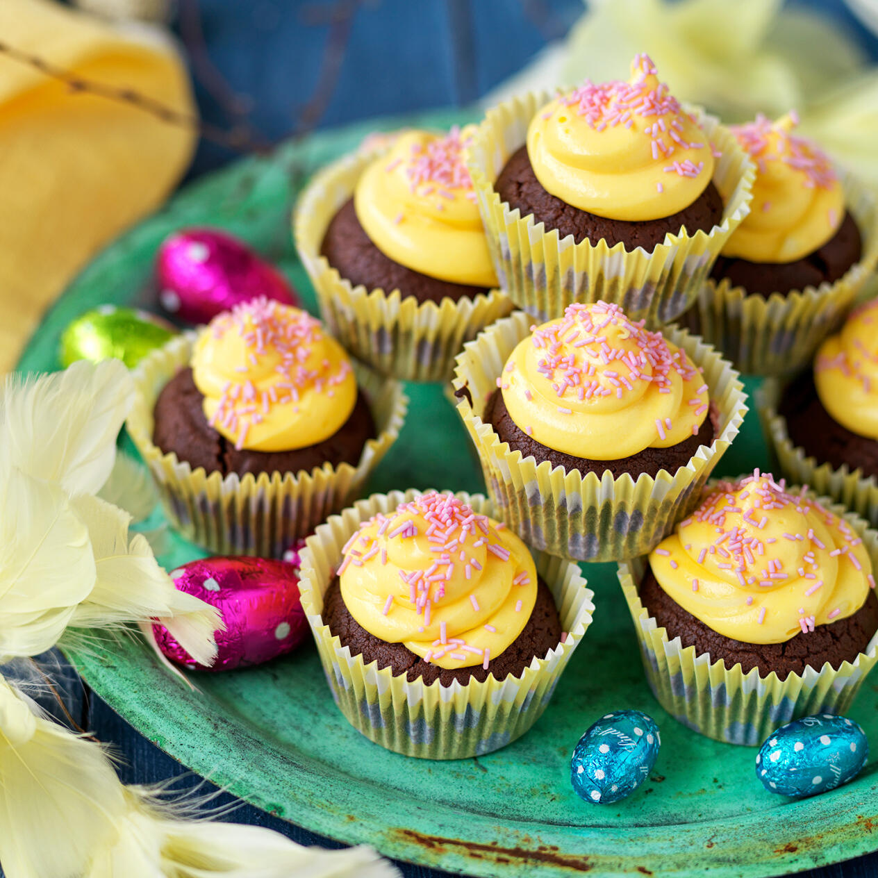 Chokladmuffins med färskostfrosting