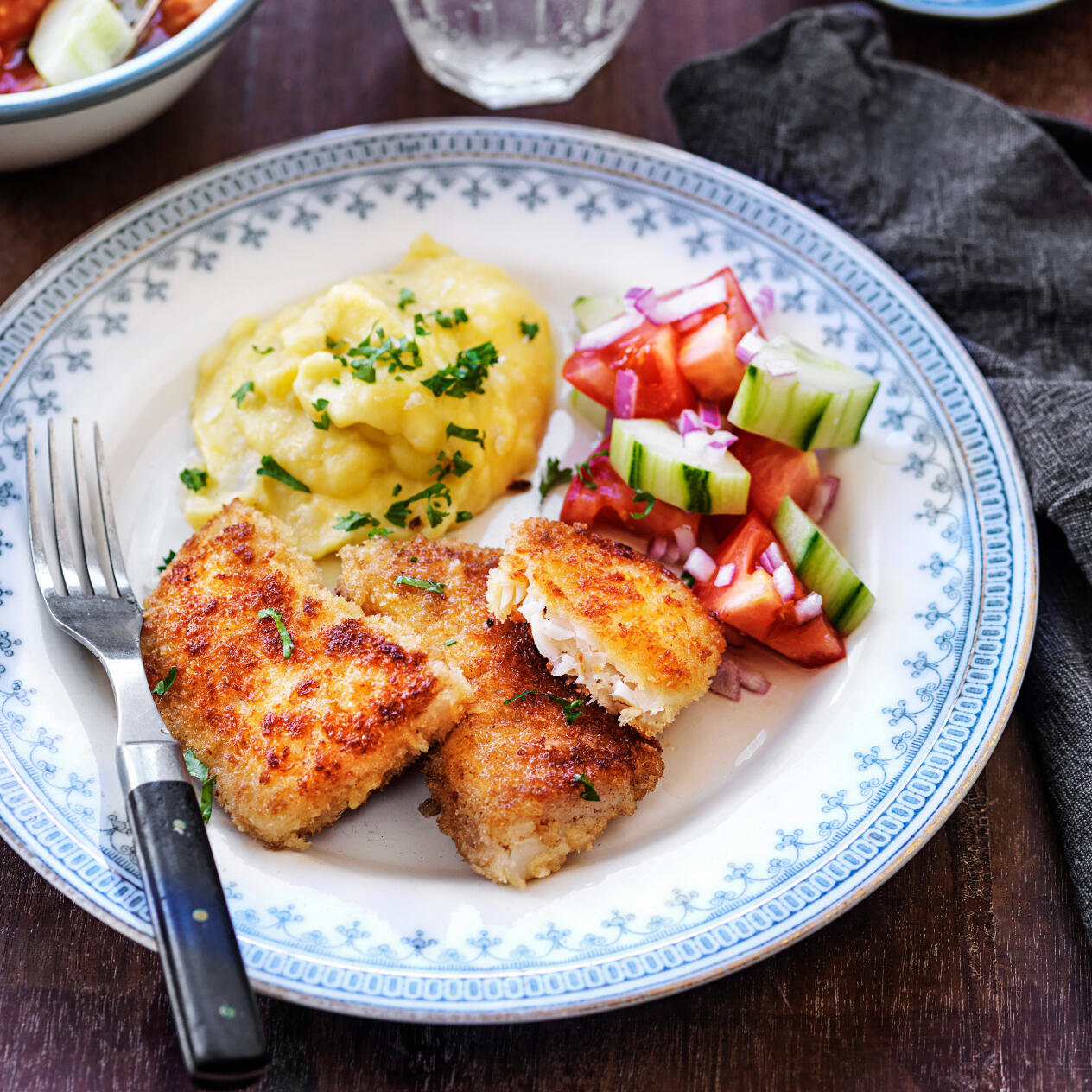 Fiskpinnar med finmos