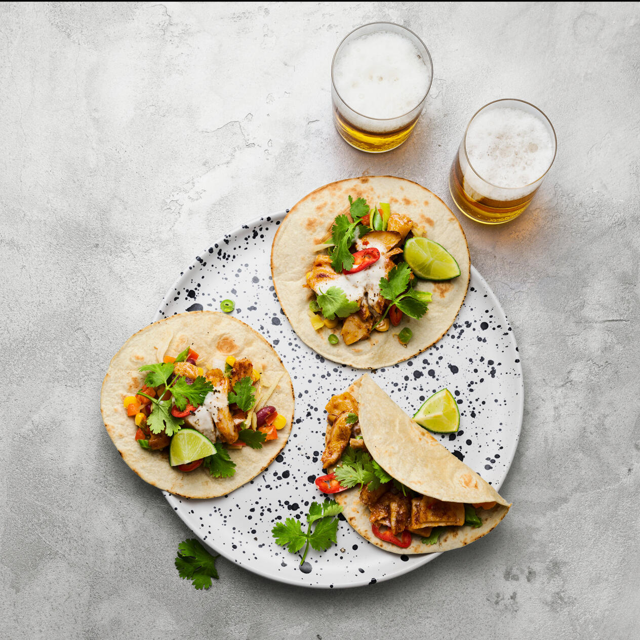 Fajitas med vegobitar