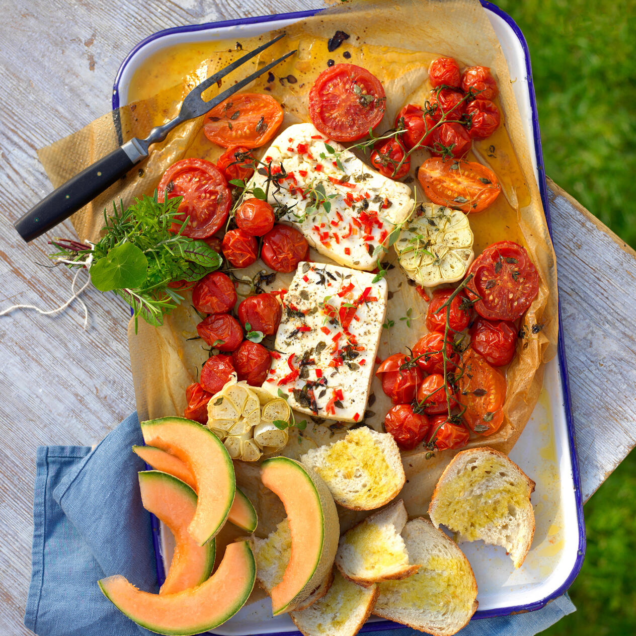 Medelhavspanna med tomater