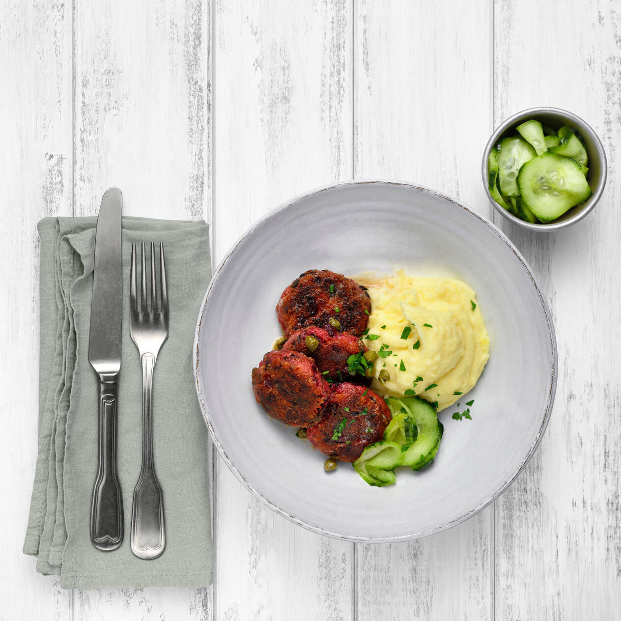 Vegetarisk biff à la Lindström