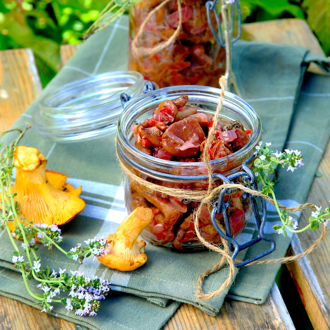 Kantarellchutney med tranbär