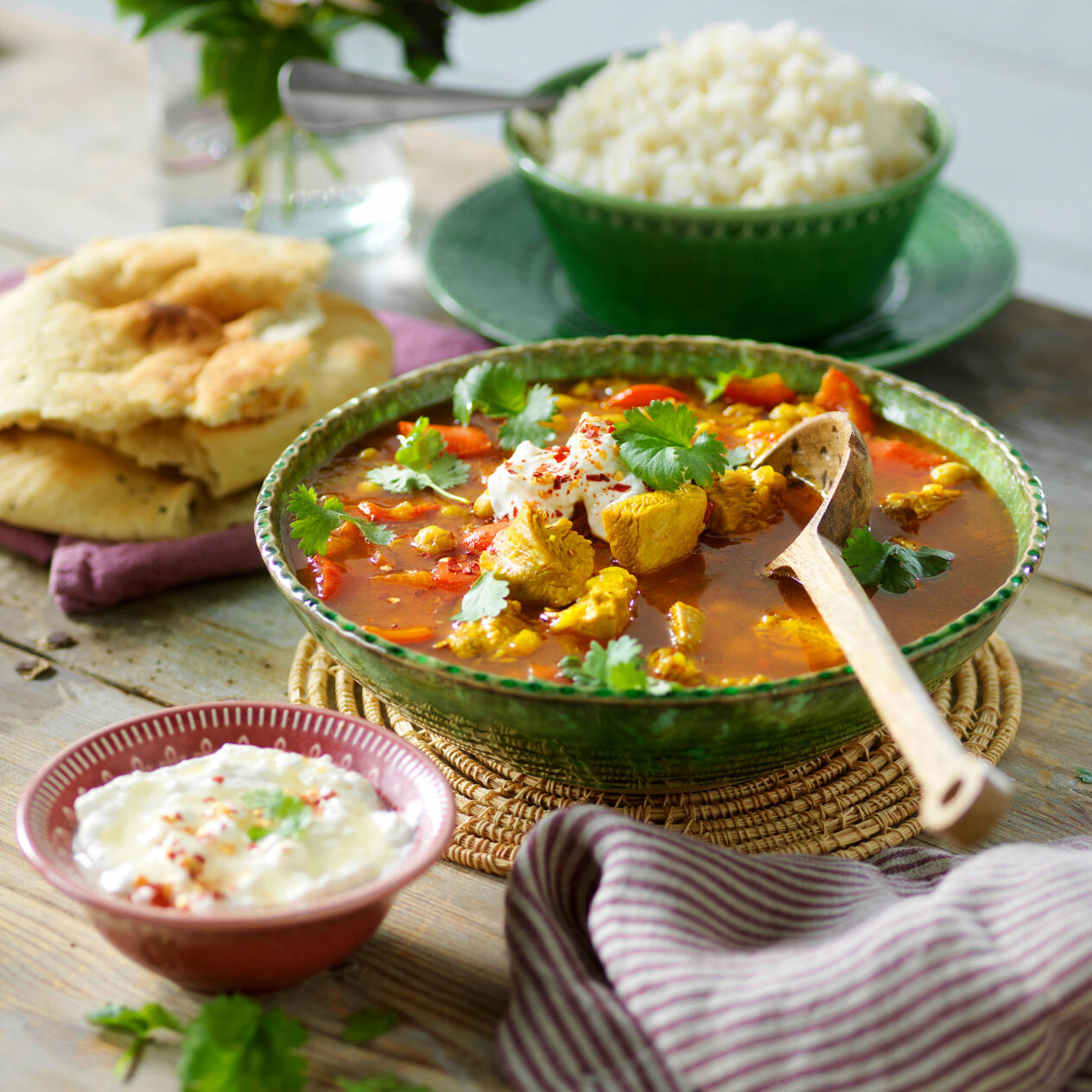 Kycklinggryta med smak av Indien