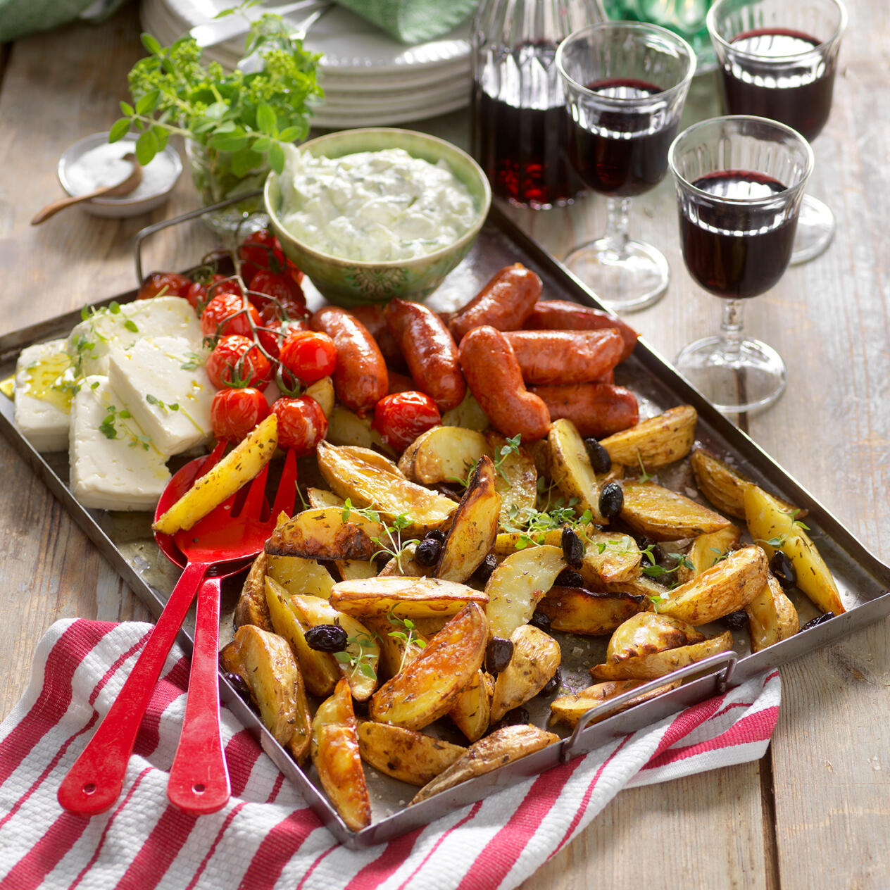 Medelhavspotatis i ugn