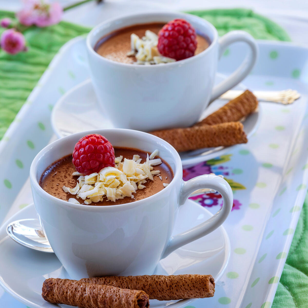 Mjölkchoklad­pannacotta