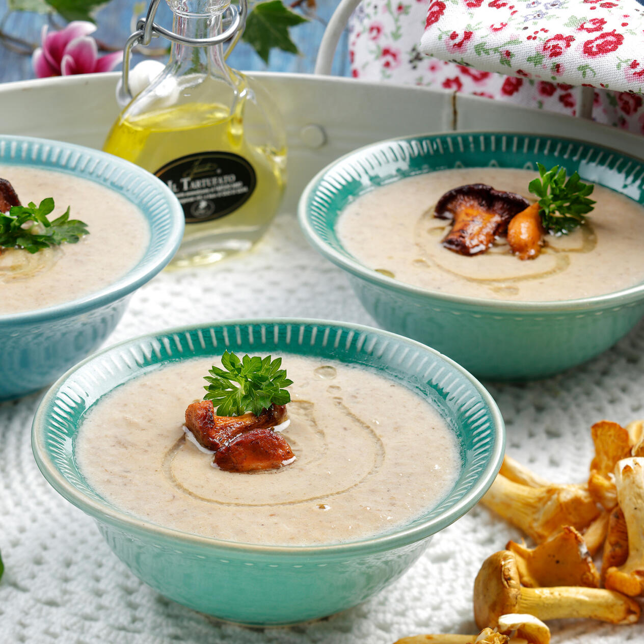 Svampsoppa  med tryffel