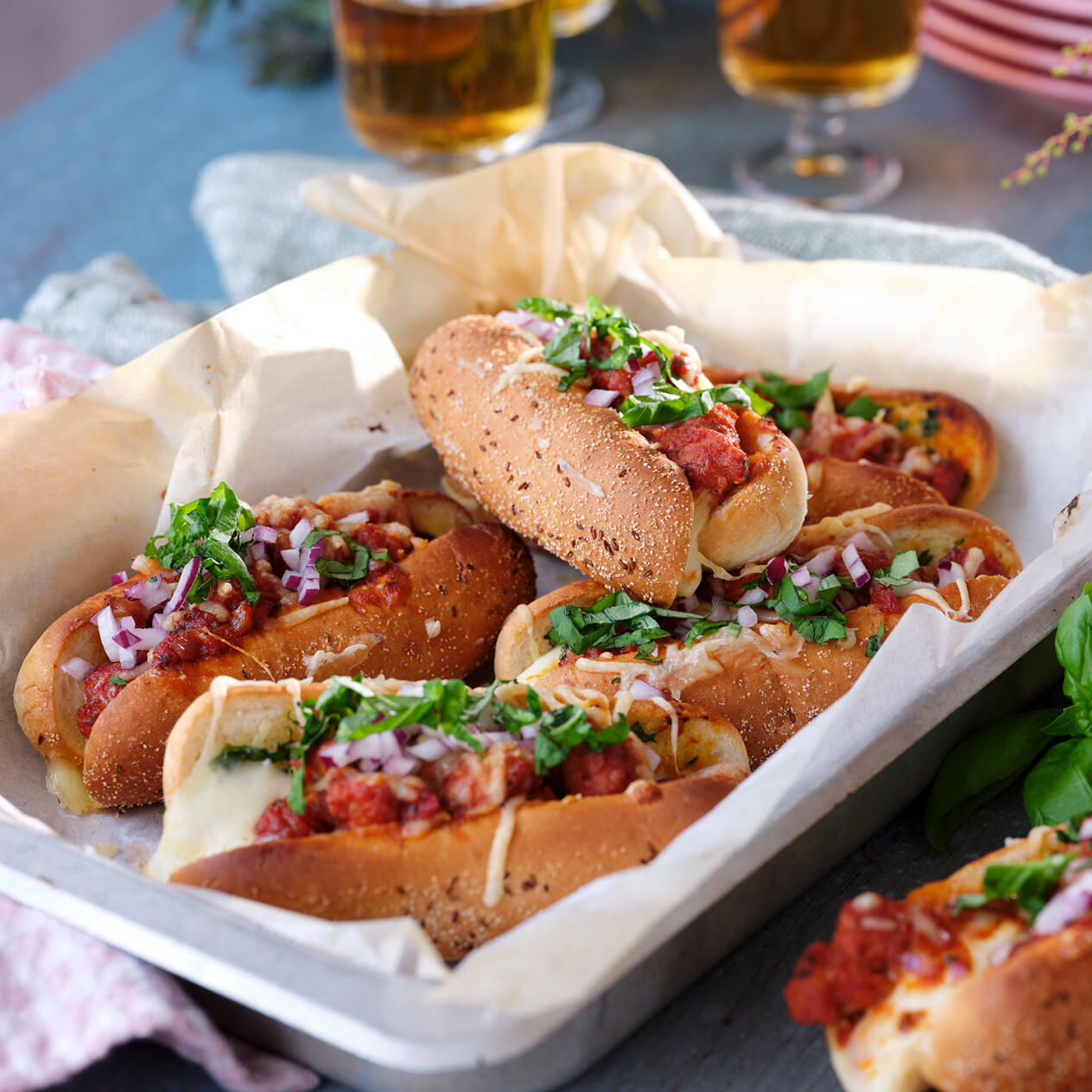 Italiensk salsicciasmörgås