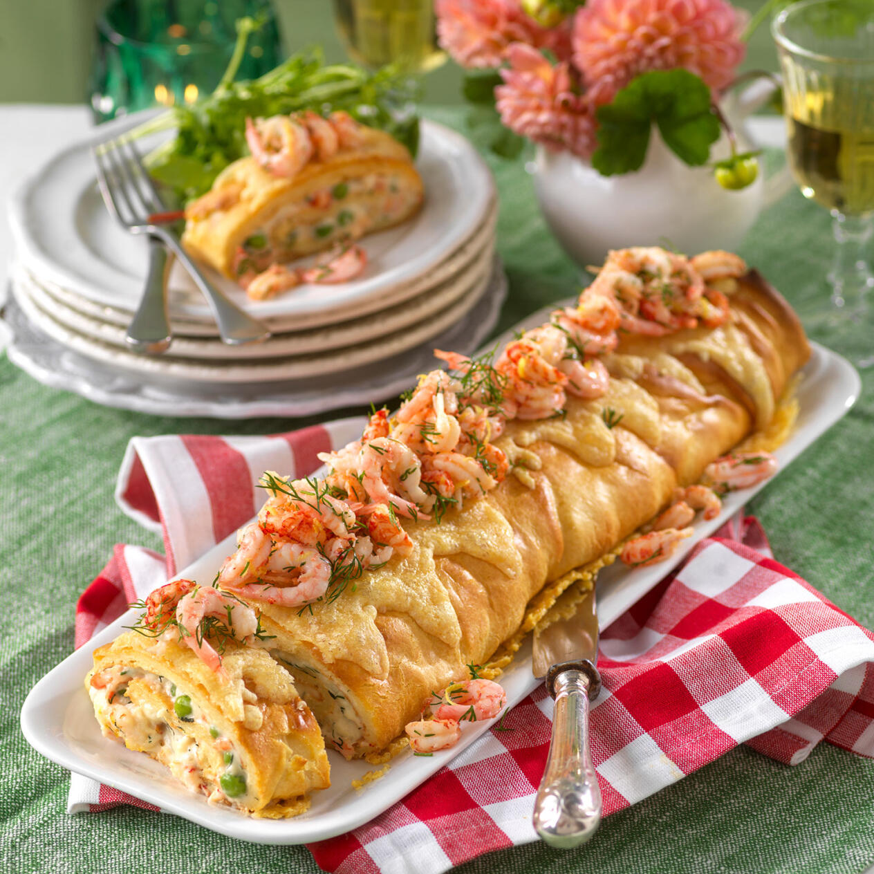 Skaldjurslyx på rulle