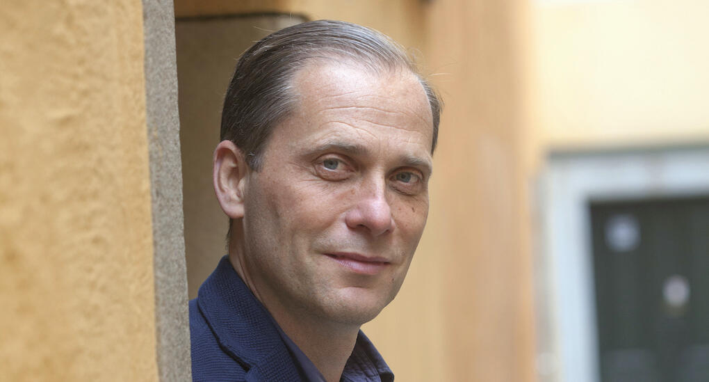 – Jag har inte ångrat en sekund att jag hoppade av jobbet som programledare i tv, säger Christopher O’Regan. Foto: Bo Bergman