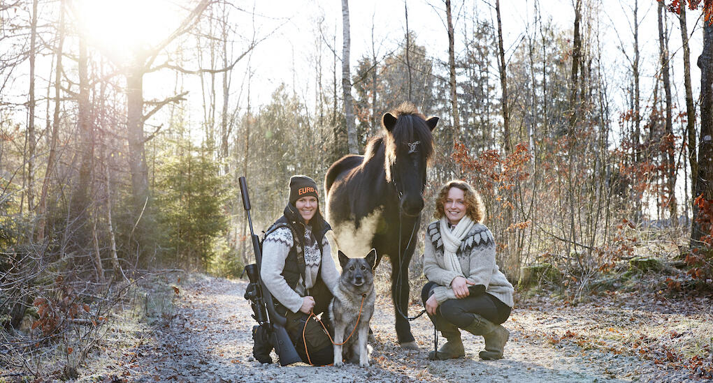 Karin och Jennifer har kartlagt ödehus i Falkenbergs kommun. Foto: Linda Tengvall