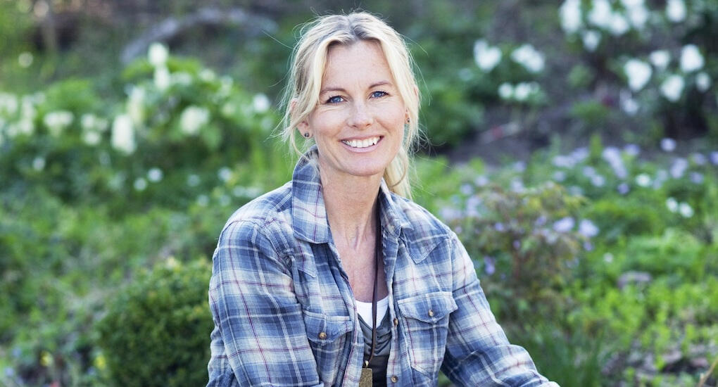 Trädgårdsexperten Victoria Skoglund delar med sig av sina kunskaper. Foto: Pressbild