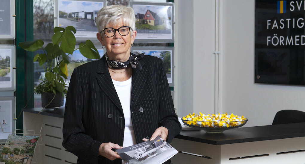 – Jag jobbar så länge jag tycker det är roligt, säger Annmari. Foto: Gugge Zelander