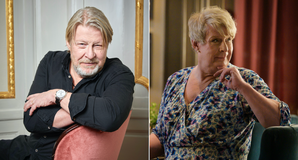 Rolf Lassgård har huvudrollen som Lasse som kommer ut som kvinna i "Min pappa Marianne". Foto: Thomas Carlgren, TT