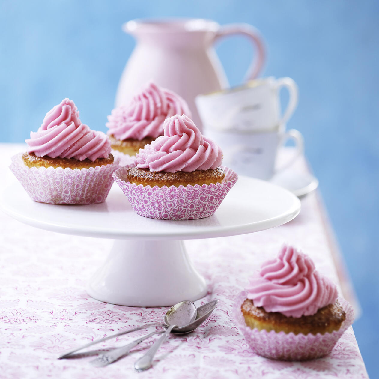 Citronmazarin-cupcakes