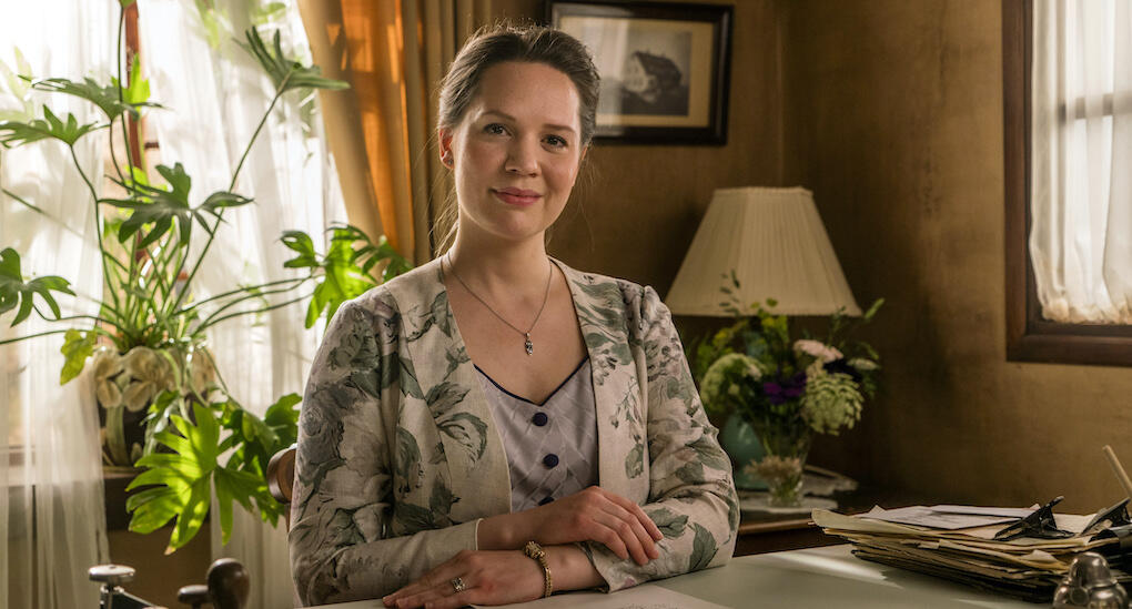 Denna säsong är Amanda ny ägare till Badhotellet. Foto: Mike Kollöffel/TV 2