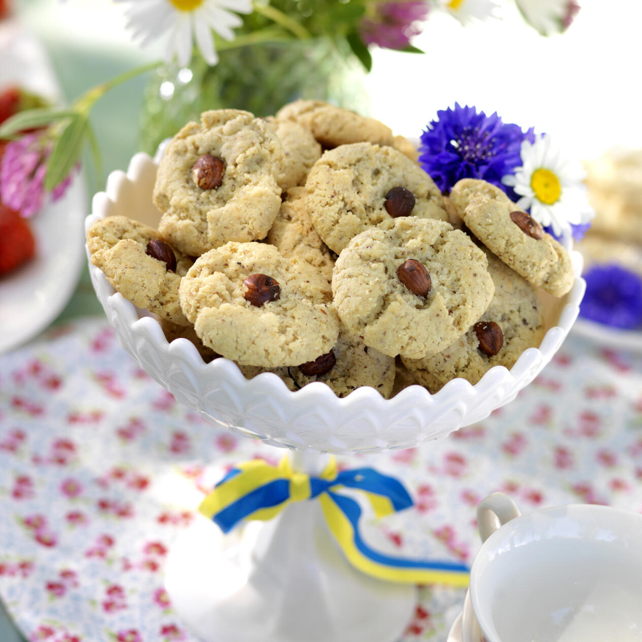 Frasiga nötkakor till sommarfikat