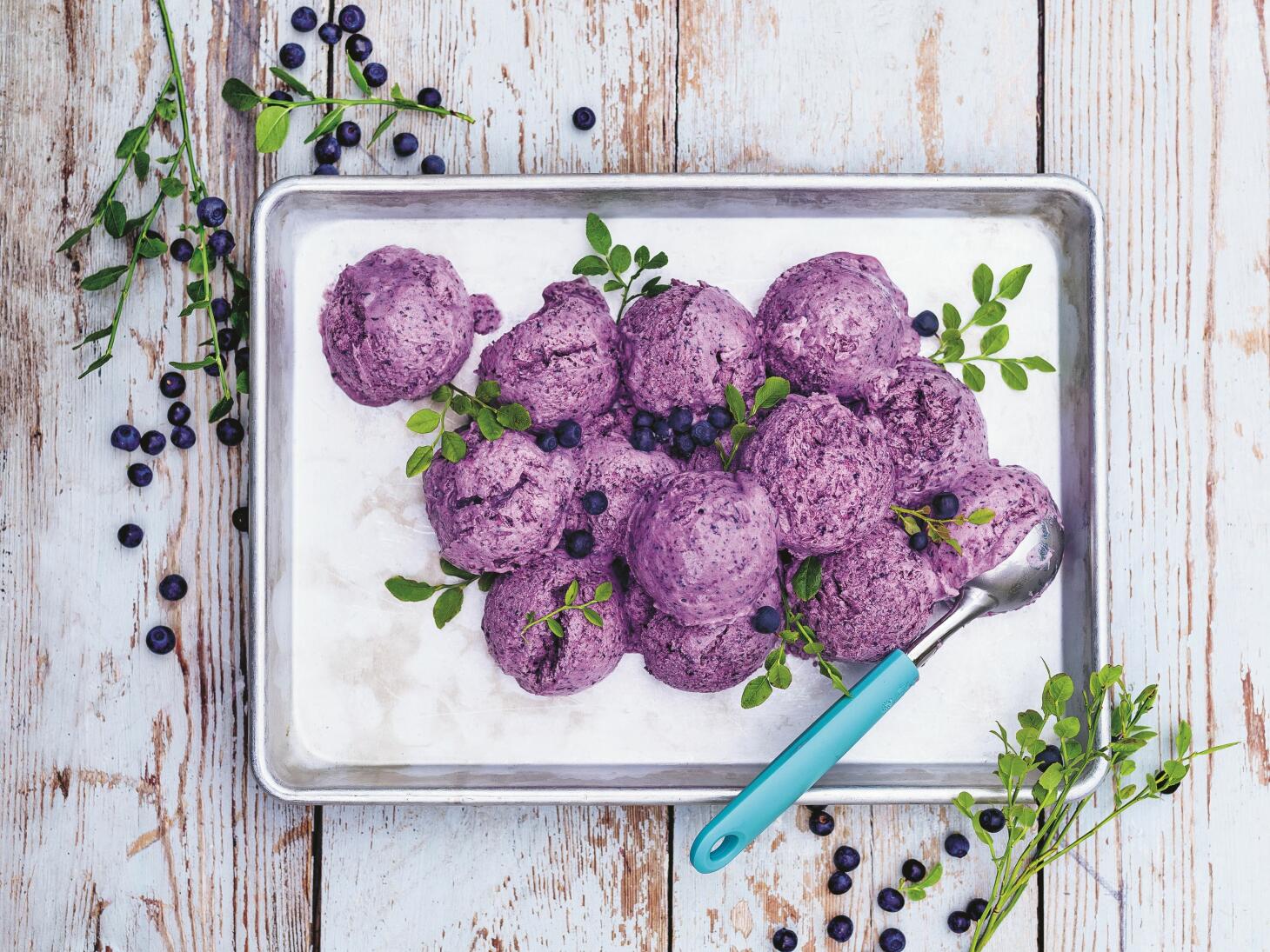 Camilla Hamids blåbärsglass