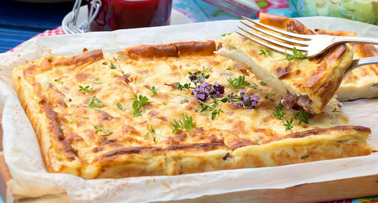 Ugnspannkaka med bacon