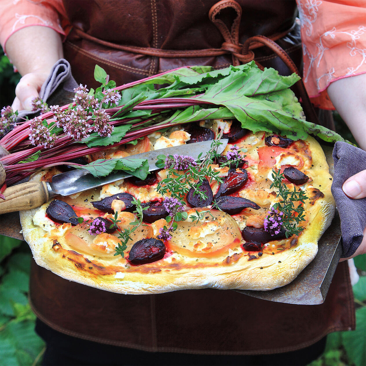 Getostpizza med betor