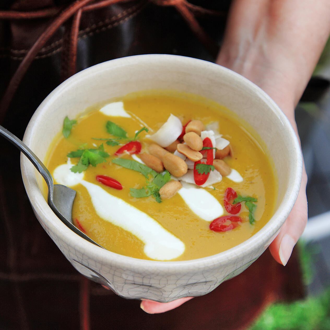 Kryddad gulbetssoppa med linser