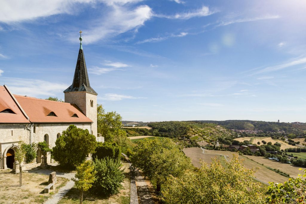 Utsikt över Unstrutdalen. Copyright: SUT Tourismus e.V.