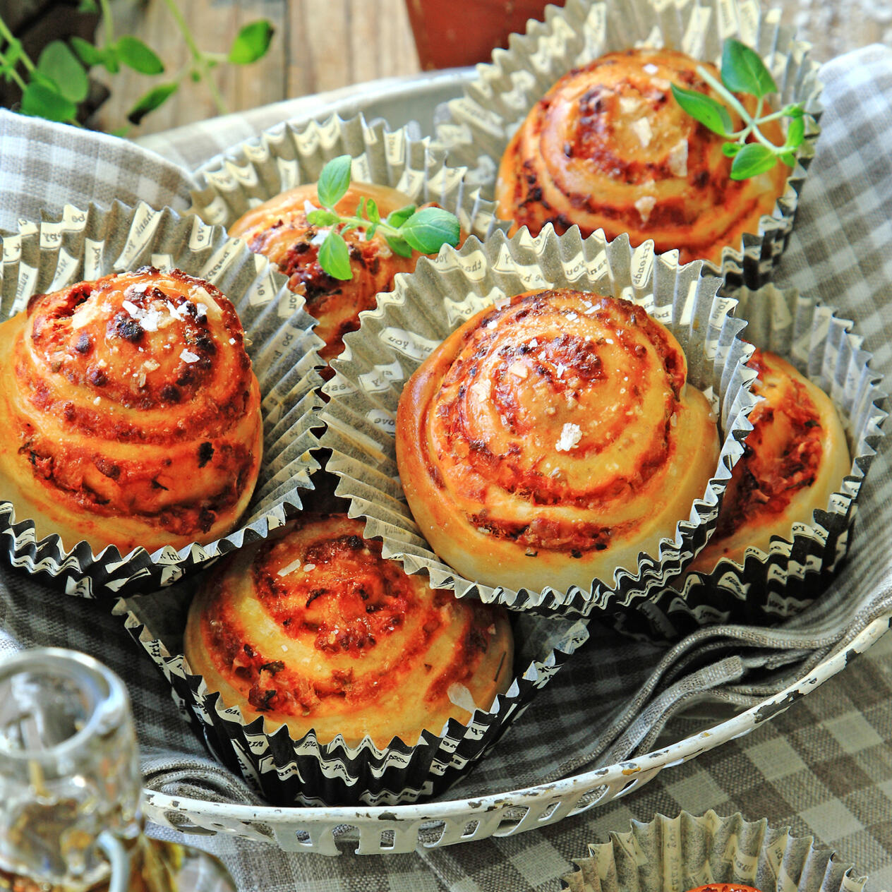 Pizzasnurror bake off