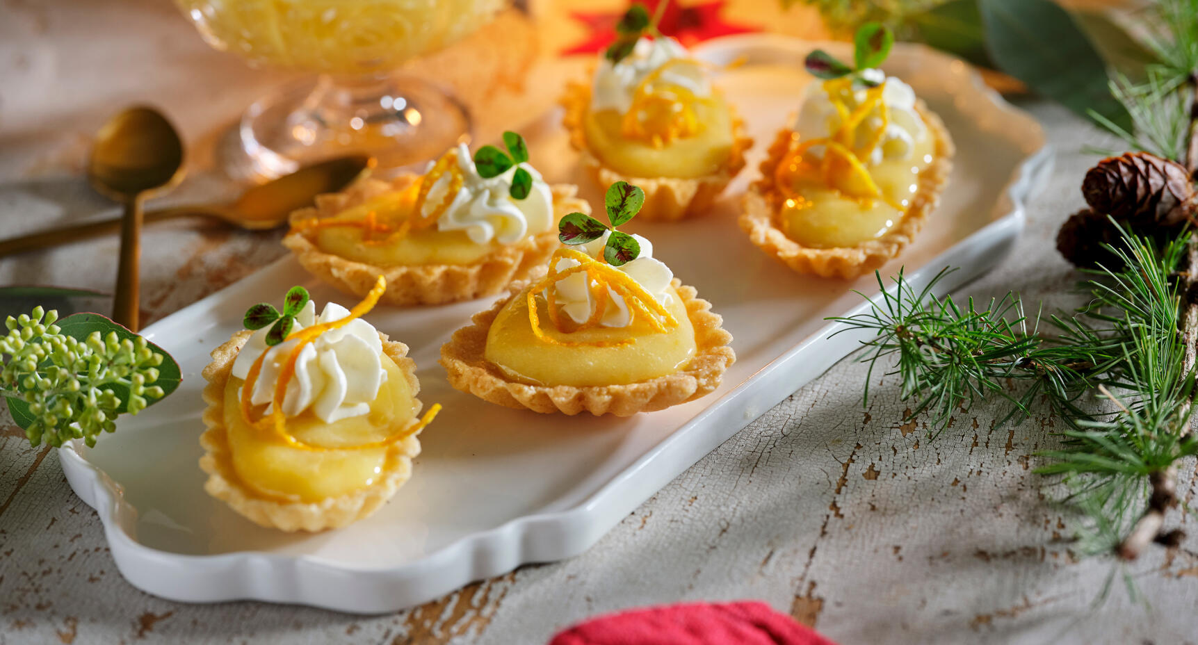 Mandelmusslor med apelsincurd